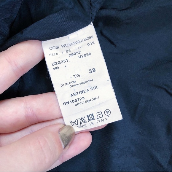 Emporio Armani • vintage blazer black wool crepe double clasp tailored Italy - Picture 8 of 12